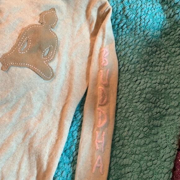 NVLA 100% CASHMERE BUDDHA SWEATER Y2K YOGA - Picture 3 of 8